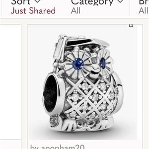 Pandora’s owl charm